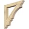 Ekena Millwork Balboa Traditional Rough Sawn Bracket, Douglas Fir, 4"W x 32"D x 32"H BKT04X32X32BOA01RDF - alternate 1